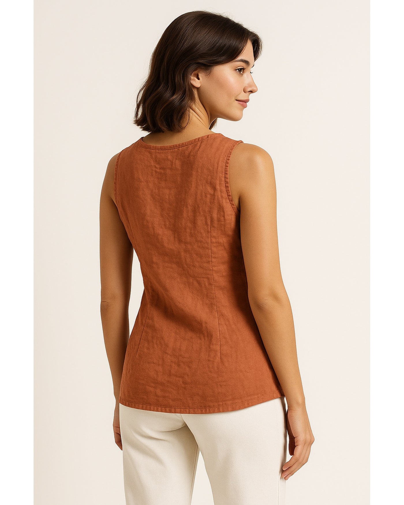Luciana Linen Vest