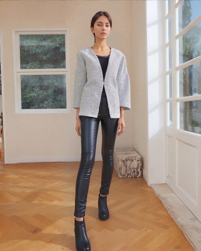 Jacq JKT tejido bicolor