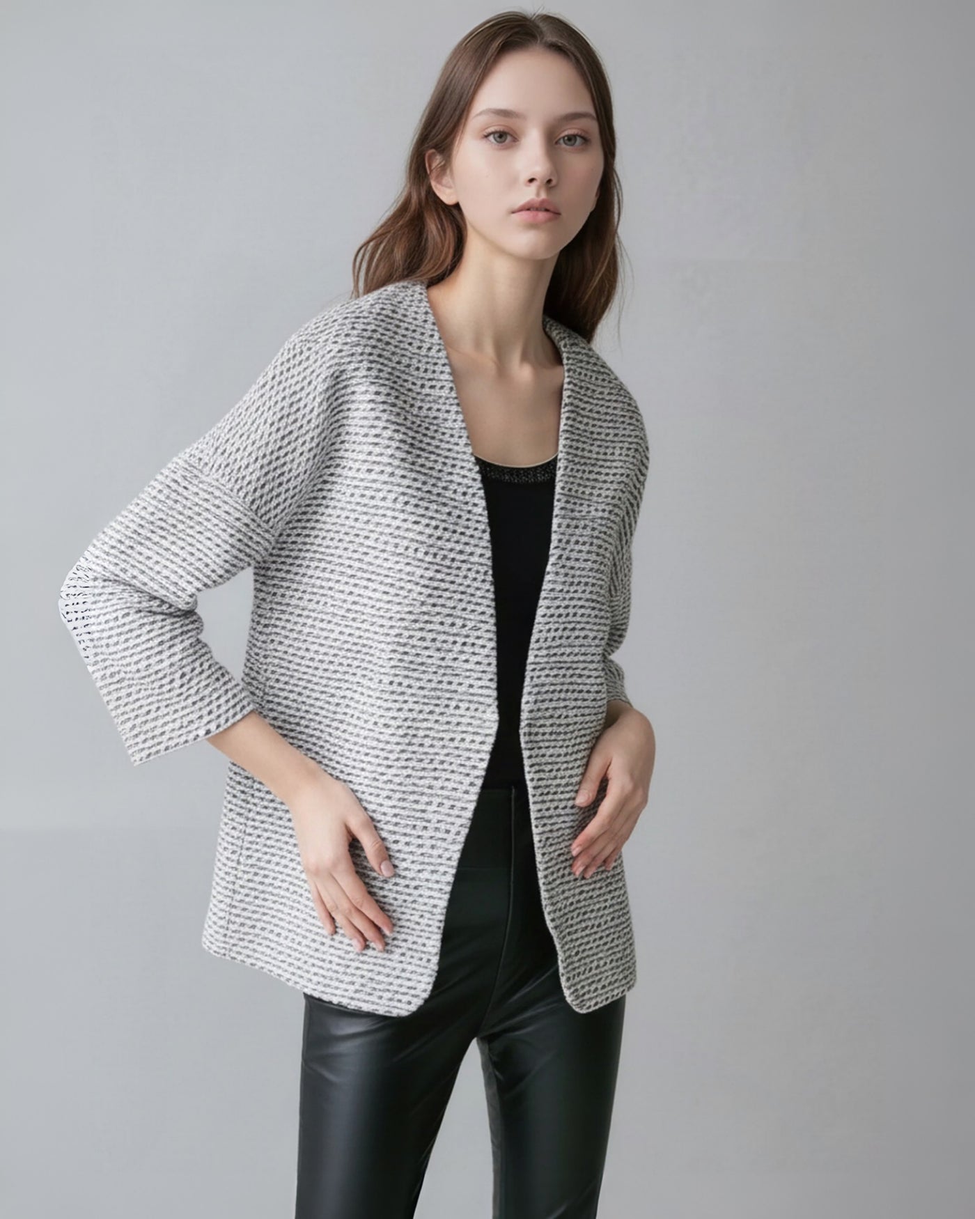 Jacq JKT tejido bicolor