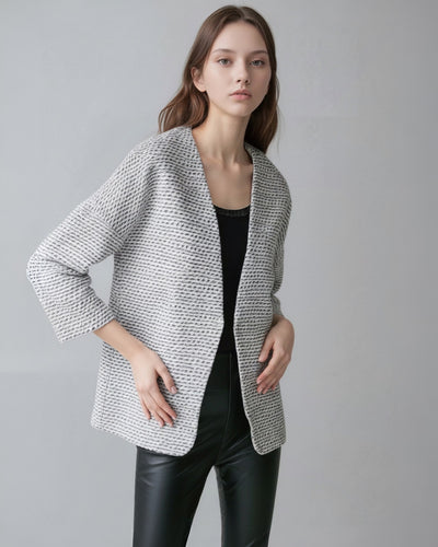 Jacq JKT tejido bicolor