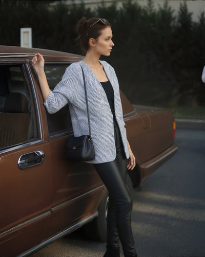 Jacq JKT tejido bicolor