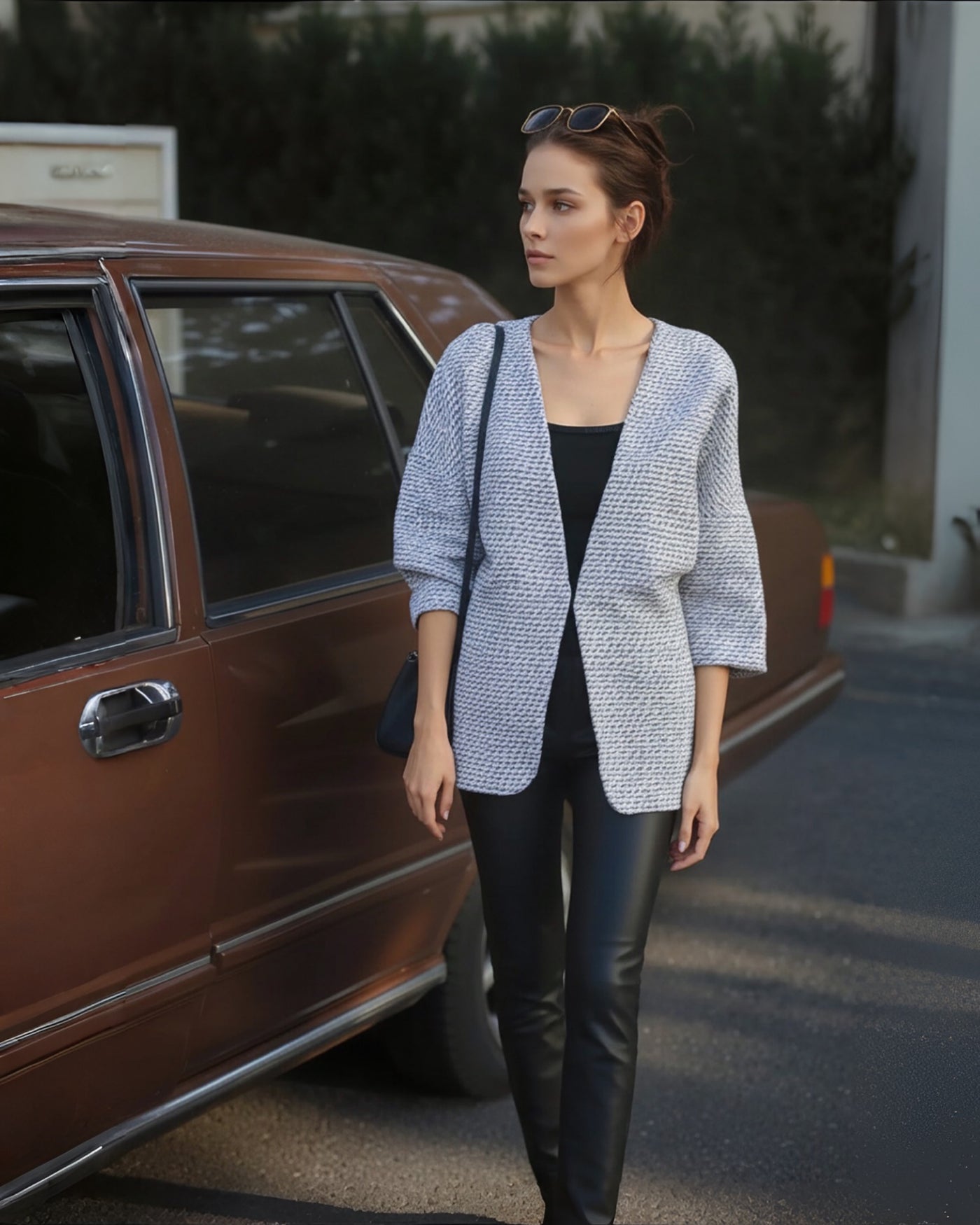 Jacq JKT tejido bicolor