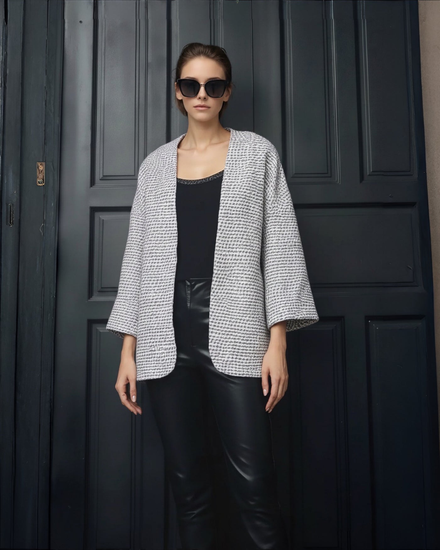 Jacq JKT tejido bicolor