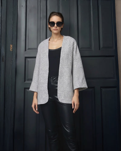 Jacq JKT tejido bicolor