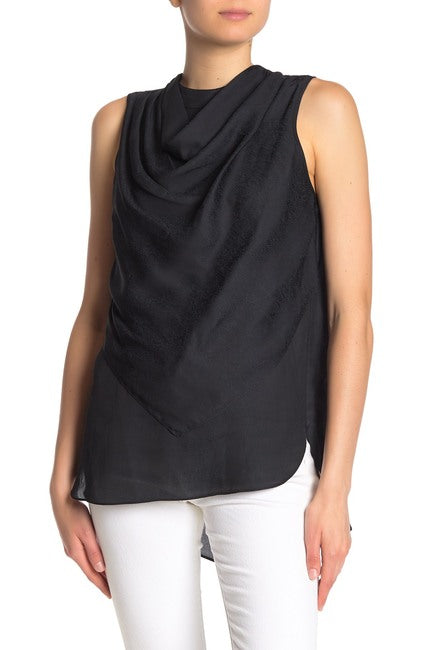 Cowl Neck Tunic Top