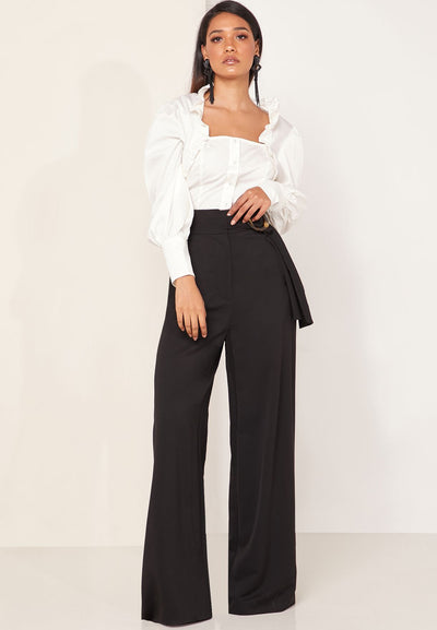 Deserving Wide Leg Belted Pants