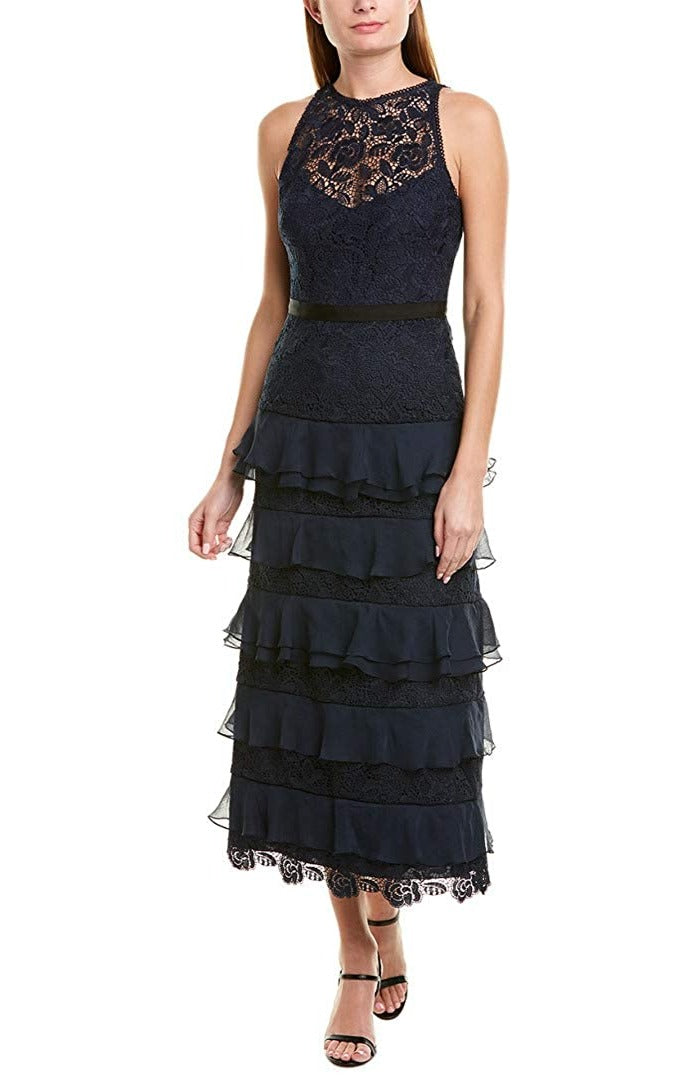 Ruffled Tier Lace Dress