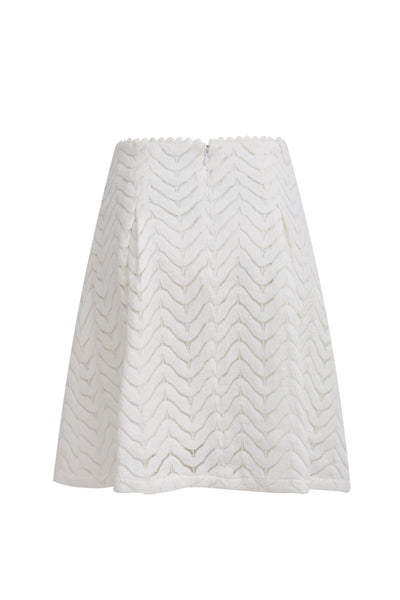 Chevron Lace Skirt