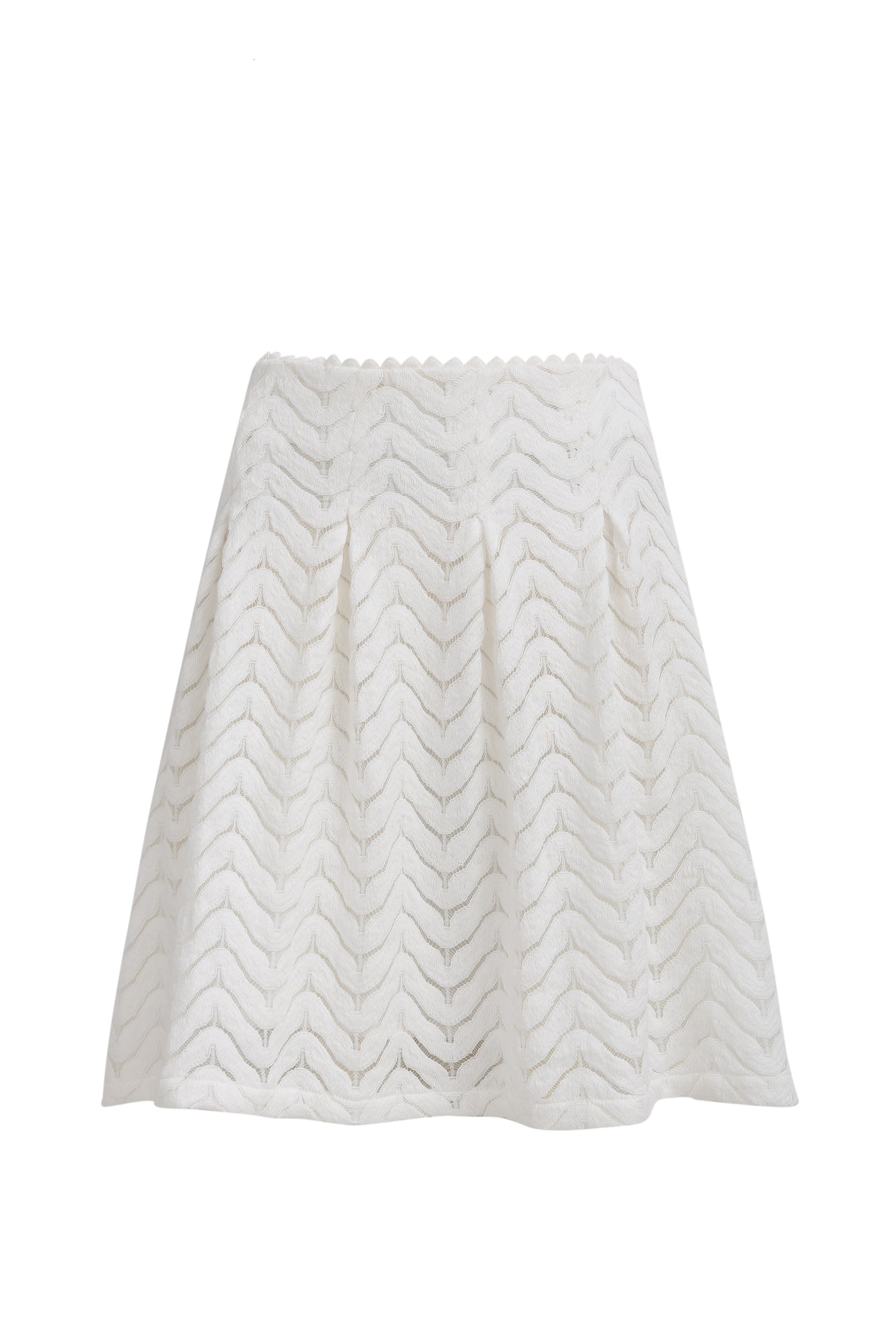 Chevron Lace Skirt