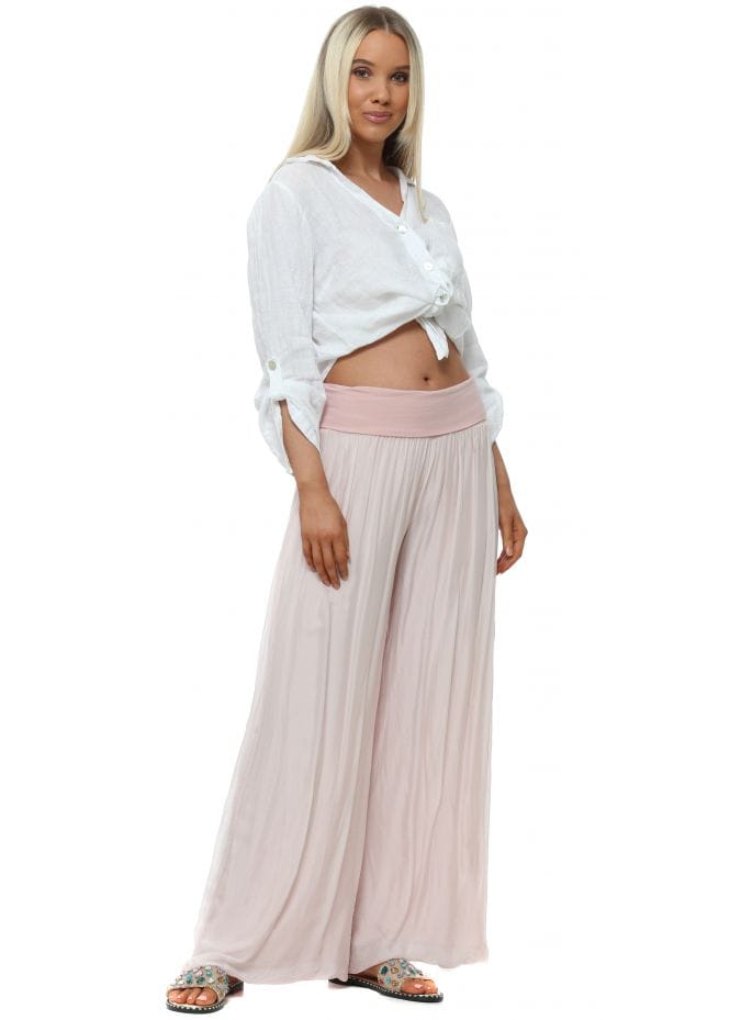 Silk Palazzo Pant