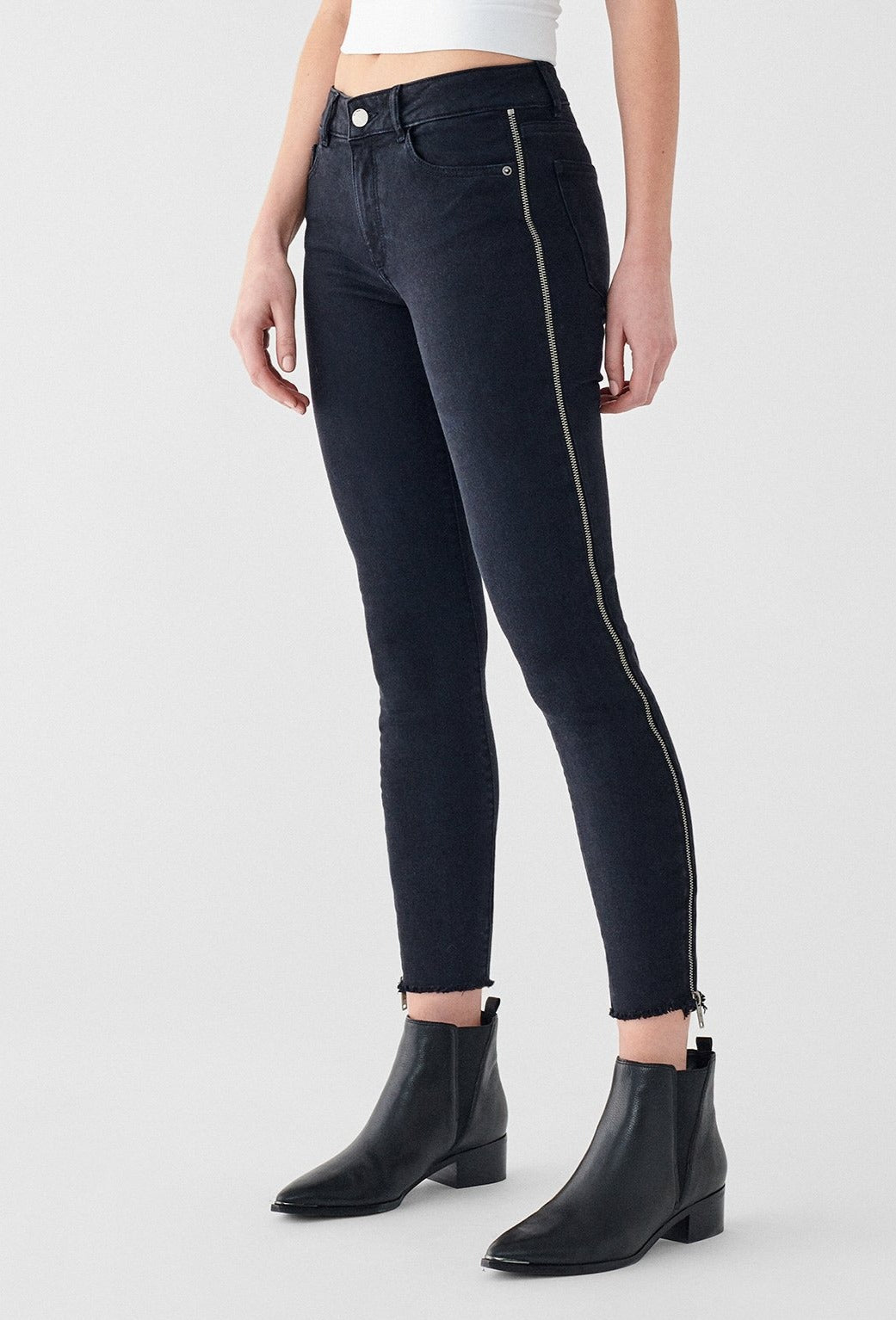 Florence Crop Mid Rise Skinny